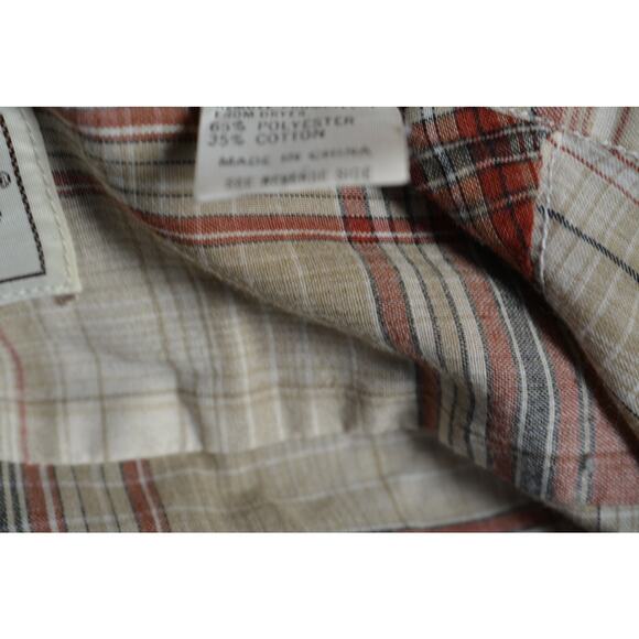 Vintage 1980s Campus Studio One Plaid Shirt - Long Sleeve - Picture 3 of 9